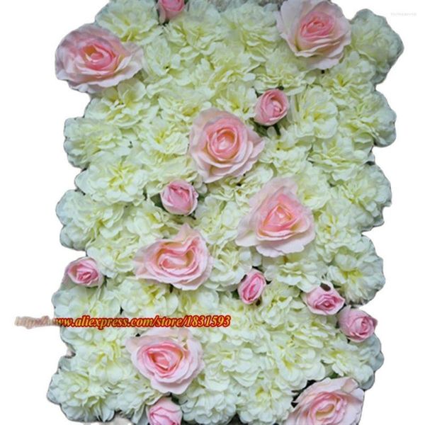 Dekorative Blumen 10 teile/los Künstliche Seide Rose Wände Hochzeit Hintergrund Dekorationen Tisch Herzstück Markt TONGFENG