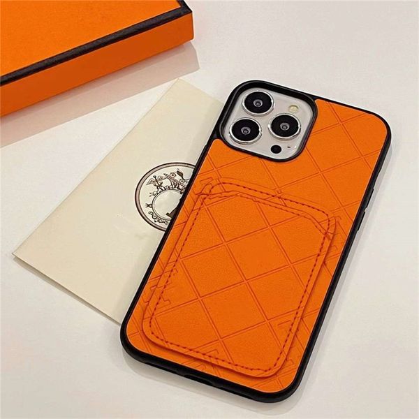 Custodie per telefoni in pelle a portafoglio classico di design per iPhone 18 17 16 15 14 14Pro Pro Max 13 12 11 XR Marchio di moda Lettera Cover posteriore Custodia Porta carte Borsa tascabile Conchiglia di lusso