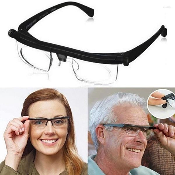 Favor de festa Favory Lente de força ajustável Eyewear Variável Foco Distância Vision Zoom Glasses