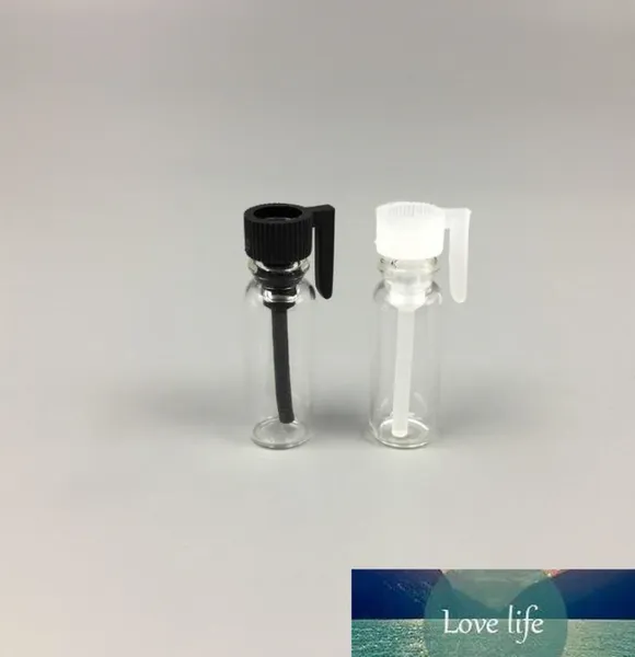 Tubo per bottiglia da tester per fiale per campioni di profumo in vetro con tappo a scatto di qualità all'ingrosso di qualità 2 ml