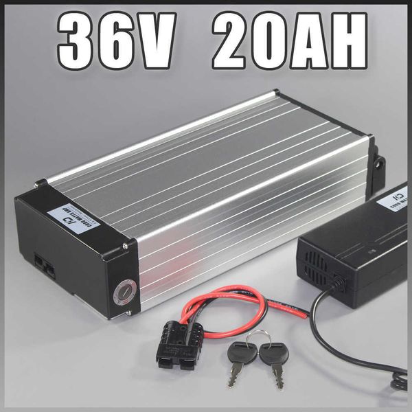 Задняя стойка 36V 20AH Электрическая батарея Samsung 36V Электрическая велосипедная батарея для Bafang BBS02