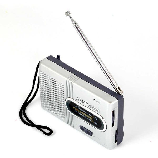 Alto -falantes portáteis Mini portátil AMFM Radiotenna Radio Pocket Pocket Receiver World Receiver Outdoor Rádio FM FM FM Radio Receiver Z0317