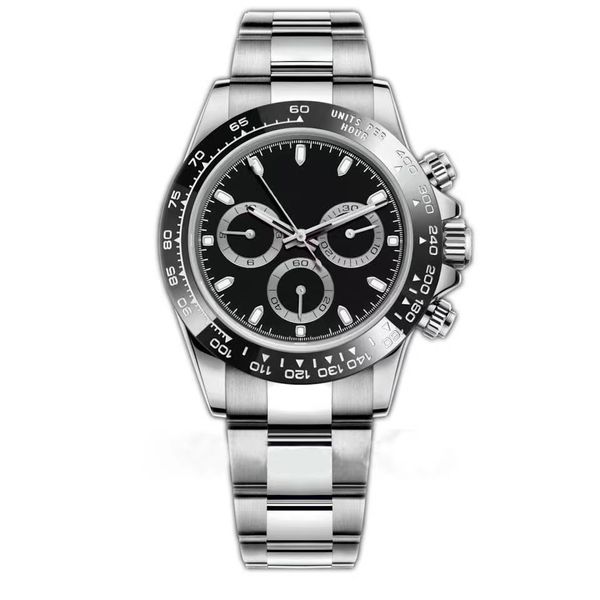 Montre de luxe pour hommes, 40mm, automatique, mécanique, tout en acier inoxydable, boucle de table coulissante, montre de sport pour hommes, étanche, vente classique