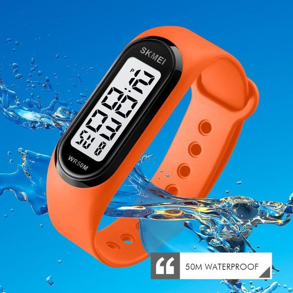 Relógios de moda Moda Menina Menino Sport Top Top Brand Skmei Wrist Luxo Luxo Luz Light StopWatch Watches Digital Men Relógio para presente Hourwri