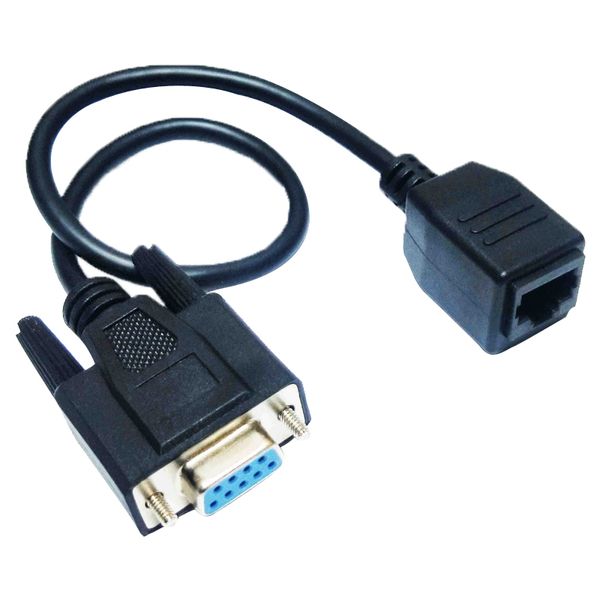 Linea porta seriale di rete DB9 femmina a RJ45 femmina linea testa cavo RJ45 DB9 a seriale RJ45 8P8C