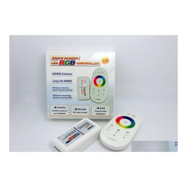 2016 RGB-Controller LED-Controller Dc1224A 18A 2,4G Touch Sn Rf-Fernbedienung für Strip Bb Downlight Drop Lieferung Lichter Beleuchtung Acces Dhcbl