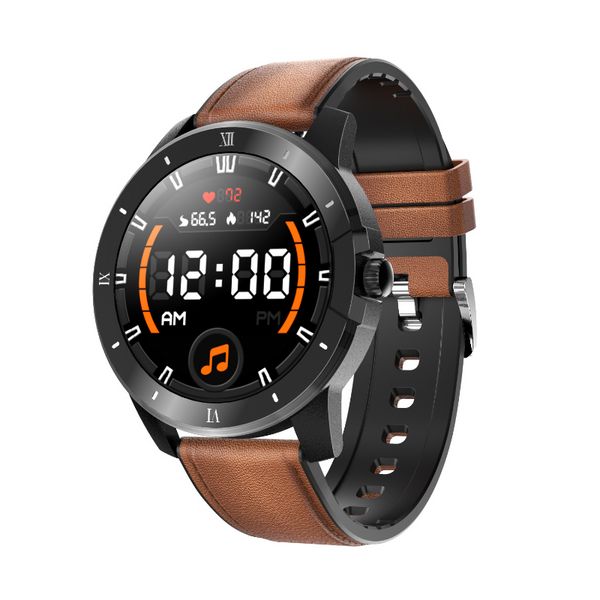 YEZHOU2 wasserdichte, runde Zifferblatt-Bluetooth-Erinnerung, IP68-Smartwatch mit anrufendem Smart-Armband, kann Musik hören für Android und iOS