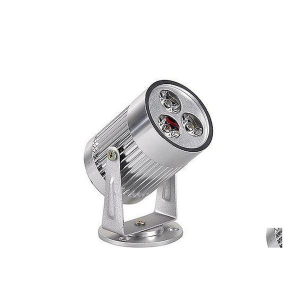 2016 Proiettori Retail High Power 3W Bianco / Bianco caldo Giardino Led Flood Spotlight 110240V Lampade a soffitto Down Landscape Wall Yard Path Pon Dhbtq