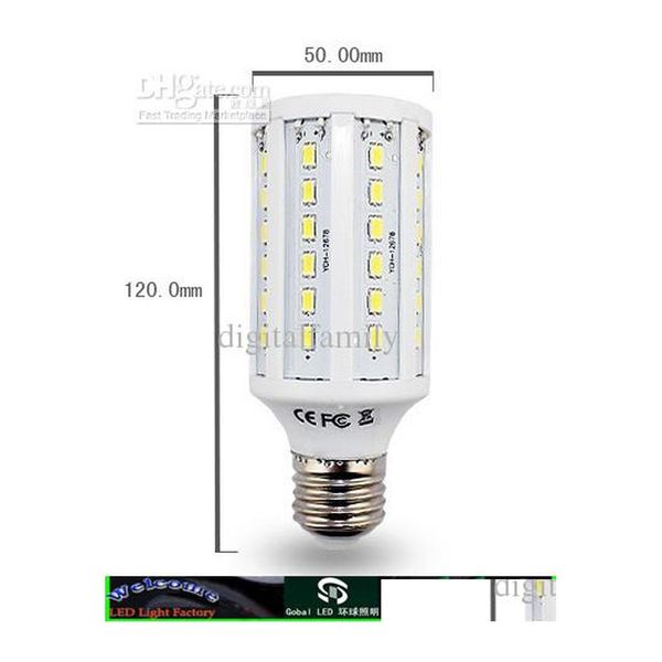 2016 lâmpadas LED 30 peças milho bb luz 15w e27 bbs e14 b22 5630 smd 60 1800lm lâmpada de economia de energia 110v130v 220v240v de alta potência por gotas de delicatessen dhjem