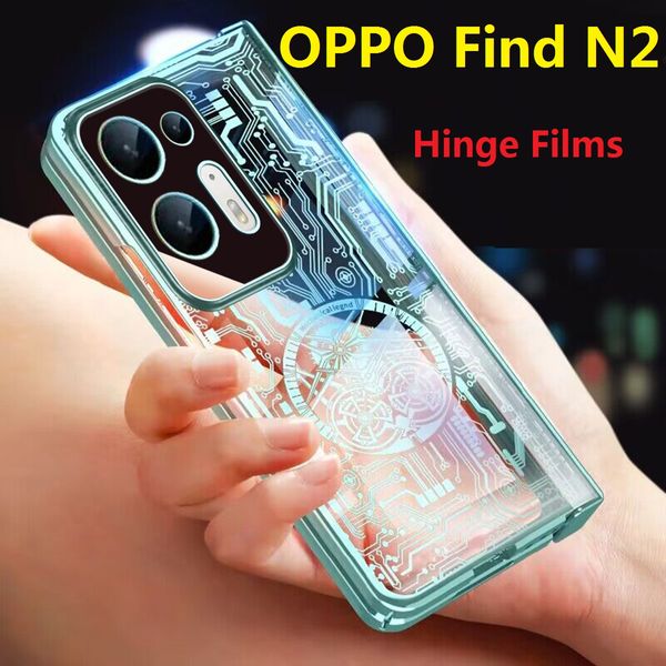 Механический корпус для покрытия для Oppo Найти N2 Case Case Glass Flam Protector Protector Protection Protection Cover