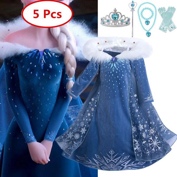 Mädchen Kleider Mädchen Mädchen Cosplay Prinzessin Kleid Für Kinder Halloween Karneval Party Kostüm Kinder Weihnachten Fancy Up Schnee Königin