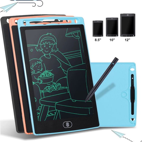 Pintura de desenho Supplies 8.5/10/2 polegadas LCD Escrita Tablet eletrônico Digital Writing Screen colorido Placa Doodle Landrotigrast