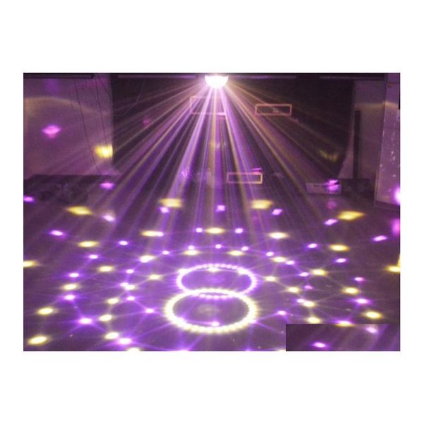 2016 Effetti Led 6 canali Dmx512 Controllo Digital Rgb Crystal Magic Ball Effect Light Dmx Disco Dj Stage Lighting Drop Delivery all'ingrosso Dhjou