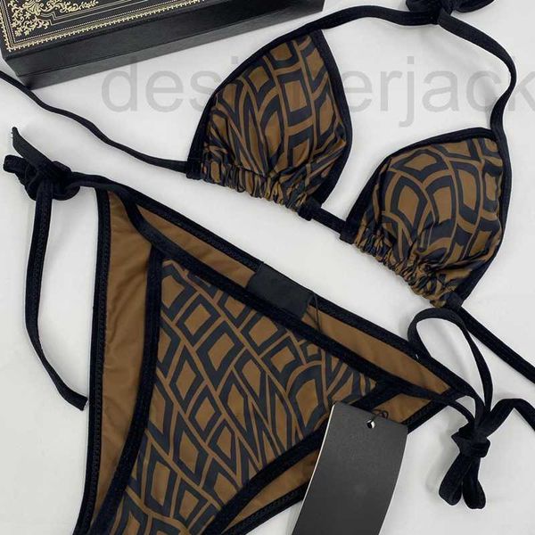 Designer de roupas de banho feminina feminino Bikinis Summer Fashion Swimsens Lady Lady Print One Pie Tankinis Sexy Bikini Ppau