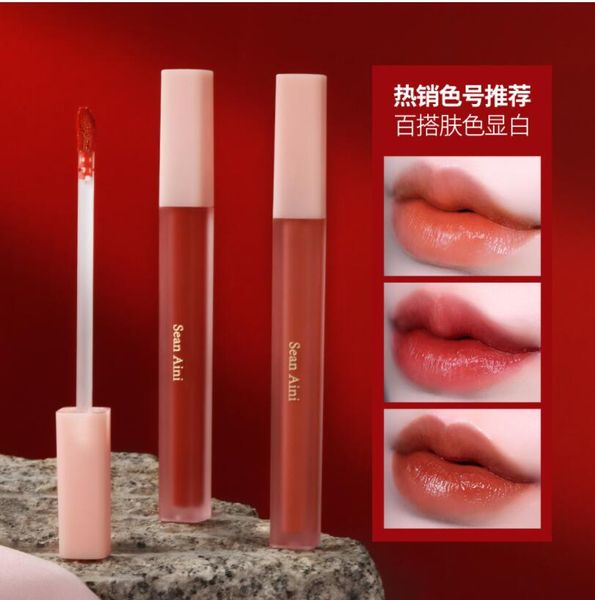 Lipgloss-Liner-Set, Make-up, matte Lippen, Kit-Paket, flüssiger Lippenstift, natürliche, nahrhafte Kosmetik, Großhandel, Lipgloss-Kits, Drop-Lieferung, Dha0K