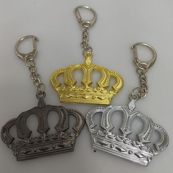 Keychains Metal Crown Golden Luxury VIP Japão JDM JDM Chavening Keychain Chave -chave Chave de qualidade Padrão do emblema emblema emblema