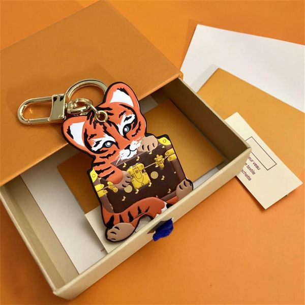 Модный бренд классический тигровый дизайнер -дизайнер -ключи для ключа штука для подвески для подвески Tigers Tiger