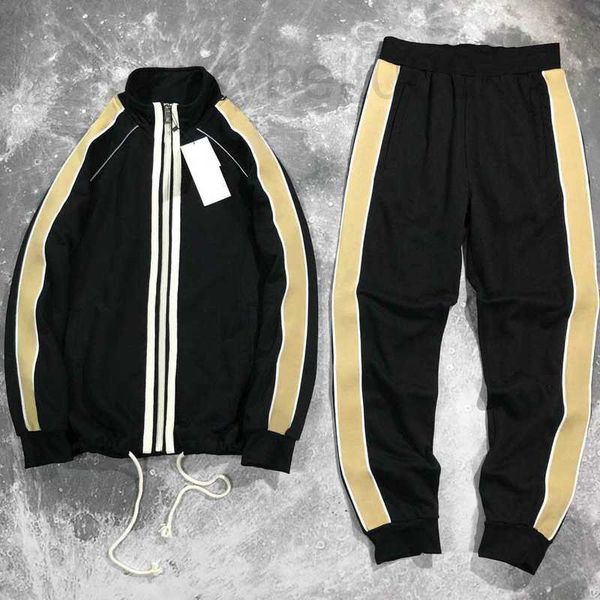 Tute da uomo Designer Uomo Moda Giacche Tute Uomo Stile Hiphop Abbigliamento Set Autunno Streetwear Inverno Sportwear Cappotto Jogger Pantaloni 3 Stili TXXX