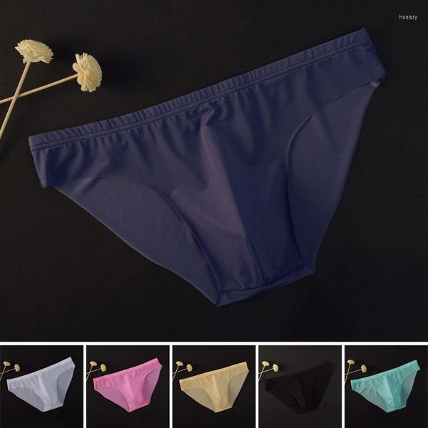 Unterhosen Herren Slips Unterwäsche Bequeme Höschen Mode Tangas Stretch Bikini Atmungsaktiv Ausbuchtungsbeutel Elastisch Nahtlos