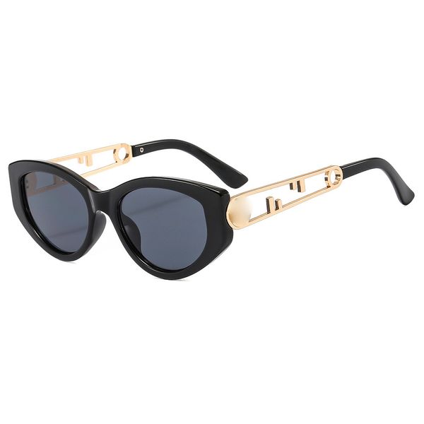 2023 Moda Eyewear Beachfashion Designer personalizado Óculos de sol femininos Novos óculos de sol masculinos de gatos de sol com óculos de sol Red Street