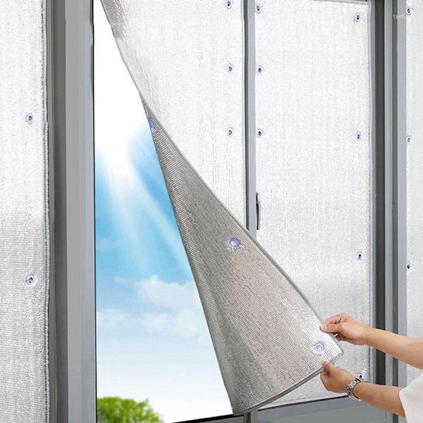 Vorhang Home Fenster Sonnenschutz Schutz Pad Verdickte Aluminium Folie Vorhänge Sonnenschutz Abdeckungen Schützen Isolierung Film Schattierung