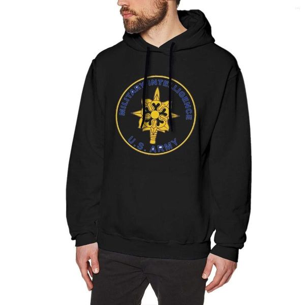 Hoodies masculinos do Exército dos EUA Inteligência Militar de moletom com capuz do moletom com capuz de moda imprimida Menino Mulheres Mulheres