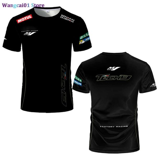 T-shirt maschile Wangcai01 MOTO GP Rider 3D T-shirt Summer Men Summer Men Women O-Neck Streetwear Comfortb Breath BreathAb Abbigliamento di alta qualità 0318H23