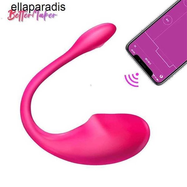 massaggiatore sessuale massaggiatore sessualeMassaggiatore App mobile per adulti Vibratore telecomandato Silicone Uovo vibrante senza fili Masturbatore Donne Orgasmo Punto G 10 Velocità Giocattoli sessuali femminili