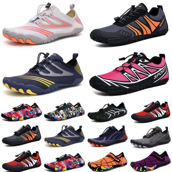 Scarpe da scoglio Donna Uomo Scarpe Sandali Spiaggia Nero Viola Marrone Rosa Rosso Immersione all'aperto A piedi nudi Quick-Dry taglia 36-45