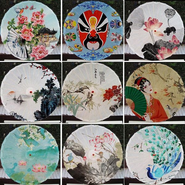 Regenschirme Dekoration Handwerk Regenschirm Vintage chinesischen Stil Muster Tanz Pografie Requisiten