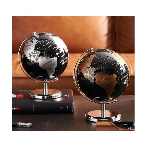 2016 Oggetti decorativi Figurine World Globe Constellation Mappa per la casa Tavolo Ornamenti da scrivania Regalo di Natale Decorazione per ufficio Accessor Dhdmp