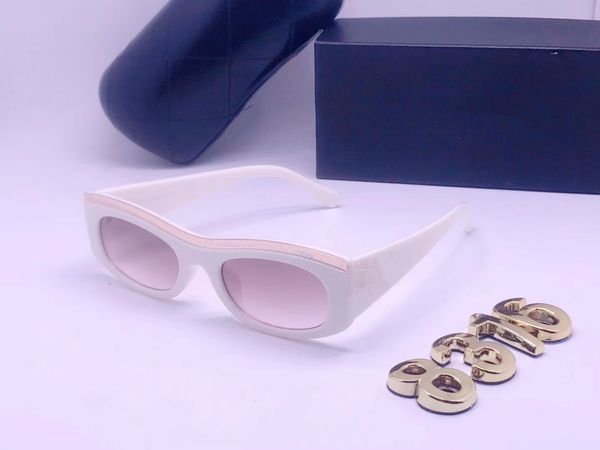 Top Luxo Óculos de Sol Clássicos Sem Aro Retângulo Cristal Monograma Dourado Moda Vintage Masculino Feminino Óculos de Sol Óculos Lentes de Vidro de Metal