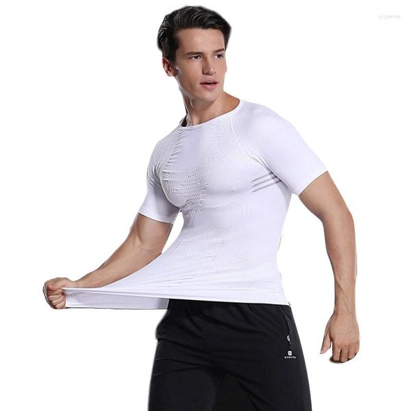 Camisetas masculinas de manga curta camisetas lisas homens subdesirty toups tops tops bodybuilding fitness workout camisa masculina roupas de treinamento