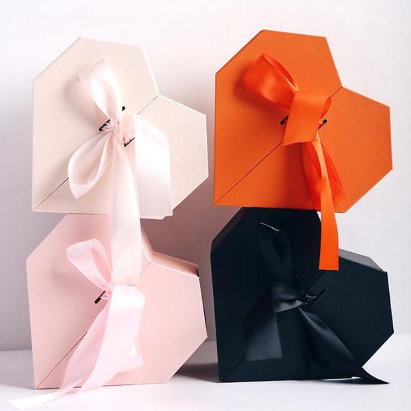 Gifra Angel Heart Flower Box Cardboard Presentes de embalagem Material Material Material Handmadegift