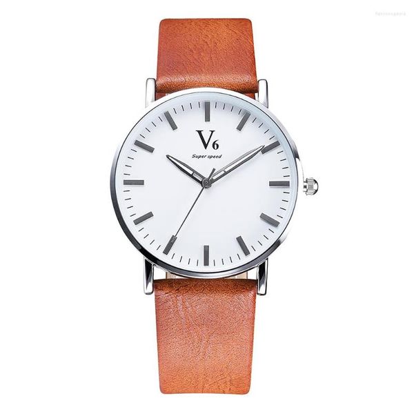 Нарученные часы 2023 V6 Brand Watches Relogio Masculino Высококачественные повседневные часы мода Sport Men Quartz