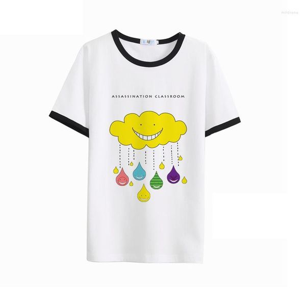 Erkek Tişörtleri High-Q Suikast Sınıfı Korosensei Tees Tişörtler Tshirt Karikatür severler Öğrenci Nefes Alabilir T-Shirt