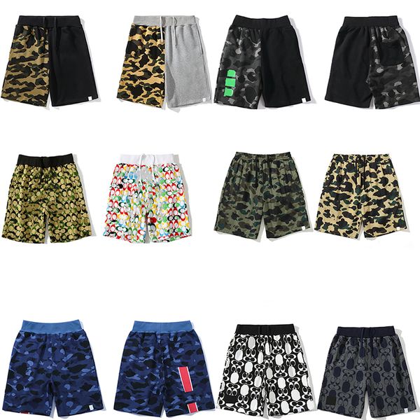 Designer Bathing Ape shorts masculinos algodão feminino de algodão de verão Borno de bordado de bordados de bordados de bordados de bordas de bordas de bordas japansports m/l/xl/xxl/xxxl