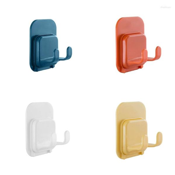 Set di accessori da bagno 4 pezzi/set Ganci da parete adesivi in plastica Rasoio Rasoio Supporto Stand Utility Doccia Rack di stoccaggio Spina di alimentazione Organizzatore Appendiabiti