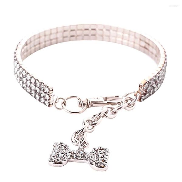 Coprisedili per auto per cani Simpatici collari chocker con strass Bling per animali domestici Collana fantasia