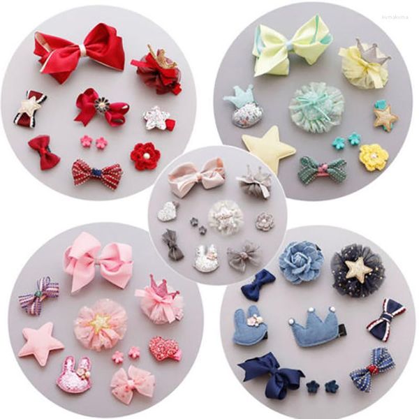 Подарки подарки коробки Kid Fashion Acsesories Hairpin Hairpin Habled Girls Hairbands Hairlip Bands Barrettes Decorations