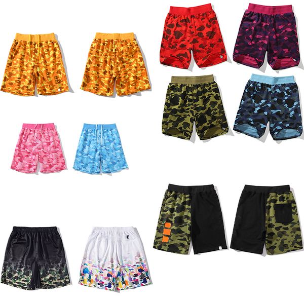 Designer Bathing Ape mass shorts masculinos de verão feminino de tubarão peixe bordado bordado short shorts praias japansports calças tamanho m/l/xl/xxl/xxxl