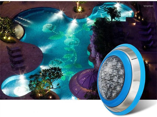 18W RGB ROUND LED Subaquática Luz IP68 Piscina Lâmpada à vista