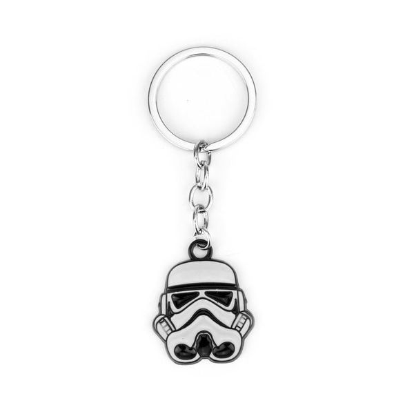 Keychains Fashion Jewelry Series Robot Head Keychain Homens de metal de alta qualidade