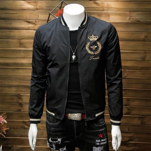 2023 Marca de luxo Mens jaqueta Outwear Zipper Jackets Casaco do lado de fora pode exibir roupas de euro masculino M-5xl