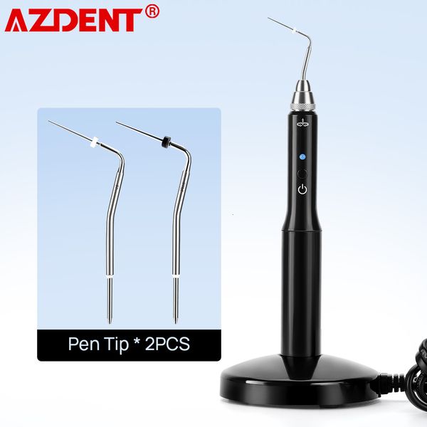 Altro Igiene orale AZDENT Dental Cordless Sistema di otturazione della guttaperca Endo Penna riscaldata 2 punte Lab 3 secondi Riscaldamento rapido Strumenti per radici endodontiche 230317