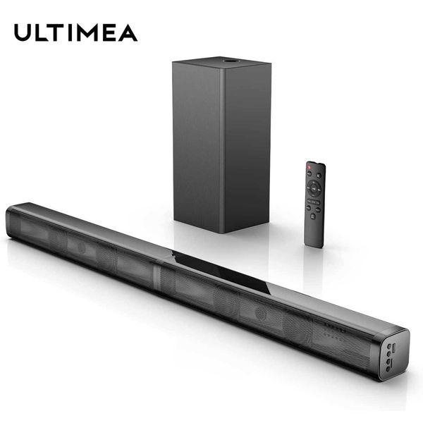 Altifalantes portáteis ULTIMEA 100W TV Soundbar WiredWireless Bluetooth 50 Speaker Home Theater 3D Stereo Sound bar Subwoofers Soundbar Speaker Z0317