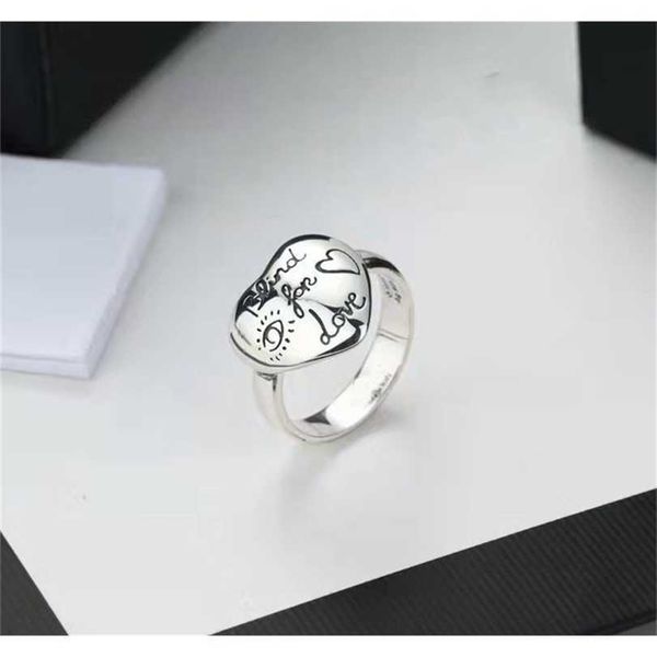 2023 Designer Nuovi gioielli G-mail senza paura lettera fiore uccello modello vento moda maschile e femminile rs love ring