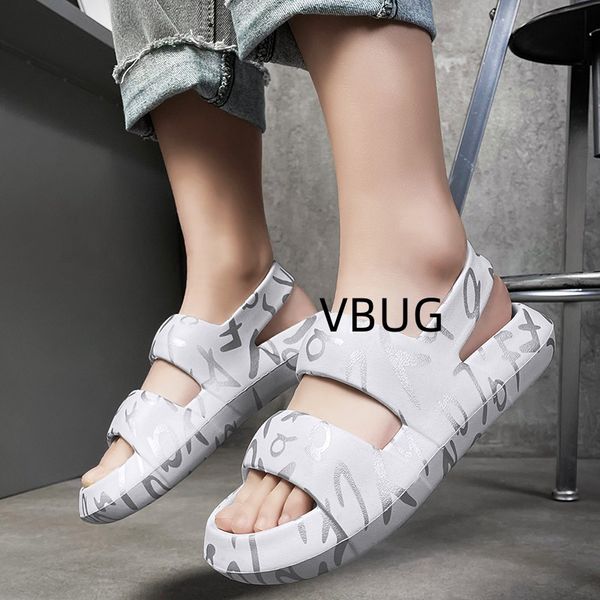 Сандалии Mens Summer Beach Sandals Пара платформа новая в повседневной роскошной обуви для мужчин с бесплатной доставкой бестселлеров в 2023 году.