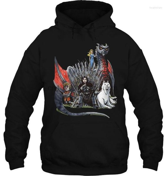 Herren Hoodies Männer Hoodie Chibi Of Game Thrones Version2 Frauen Streetwear