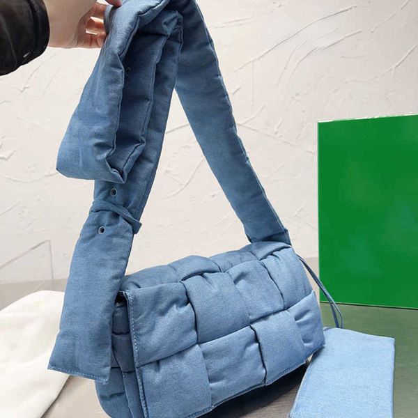 Yeni omuz çantaları erkek tasarımcı çanta hip hop pamuklu çanta kadın tasarımcı crossbody çanta bayan lüks çantalar moda kare örgü çantaları örgü cüzdan 221123